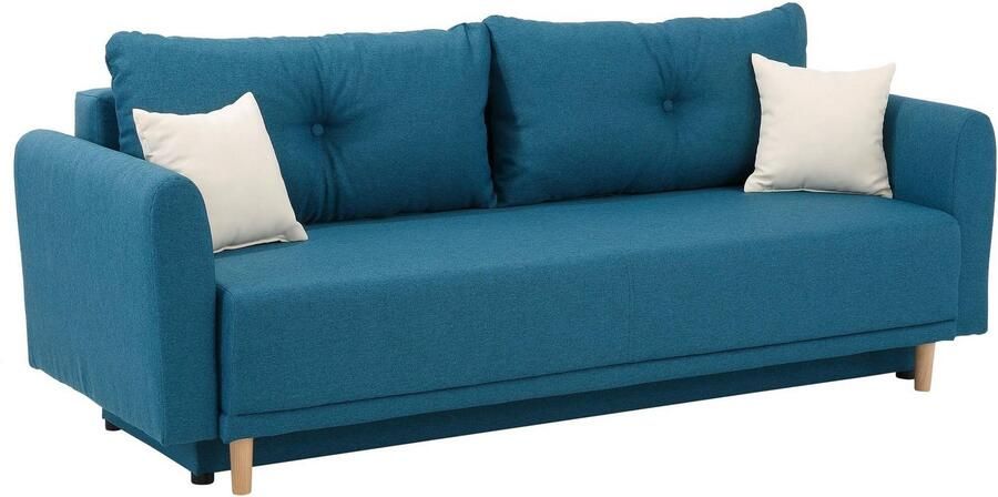 Home affaire Slaapbank Scandic incl. 2 sierkussens en bedkist capitonnage in rugkussen - Foto 5