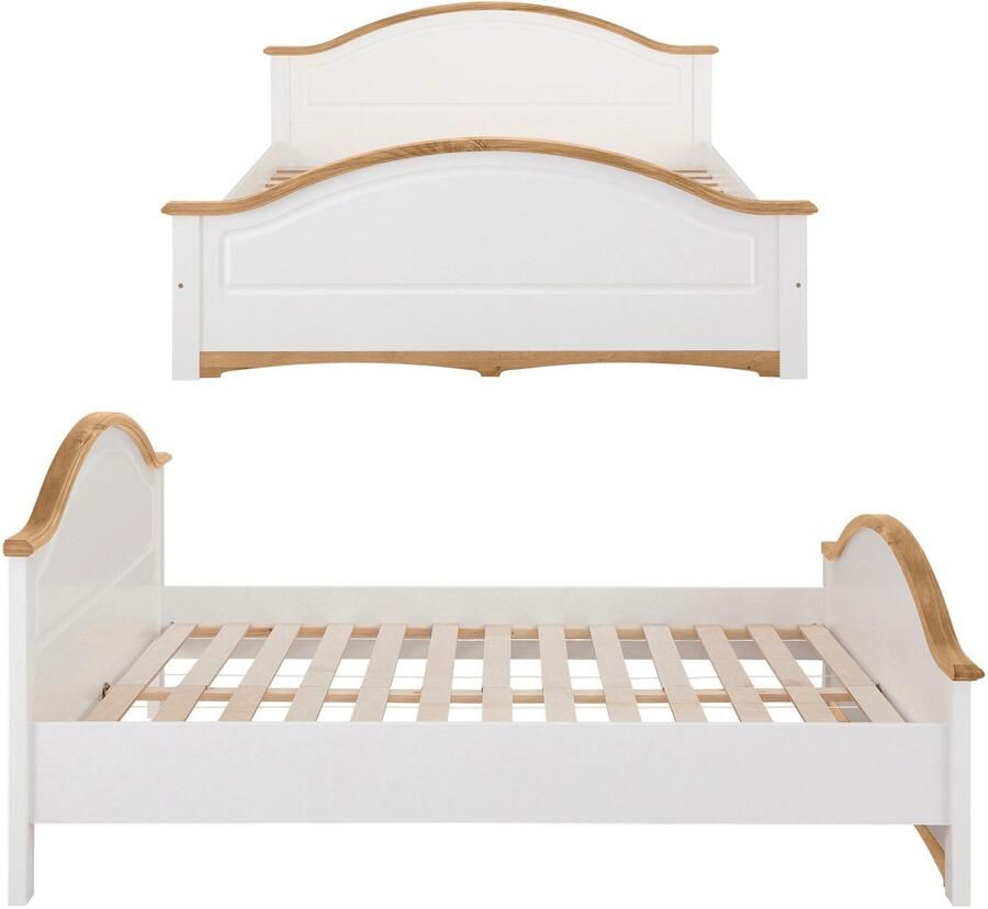 Home affaire Slaapkamerserie "Konrad" complete slaapkamerset met grote kast met 5-deurs kledingkast bed 180x200 cm en 2 nachtkastjes (set 4-delig) - Foto 11