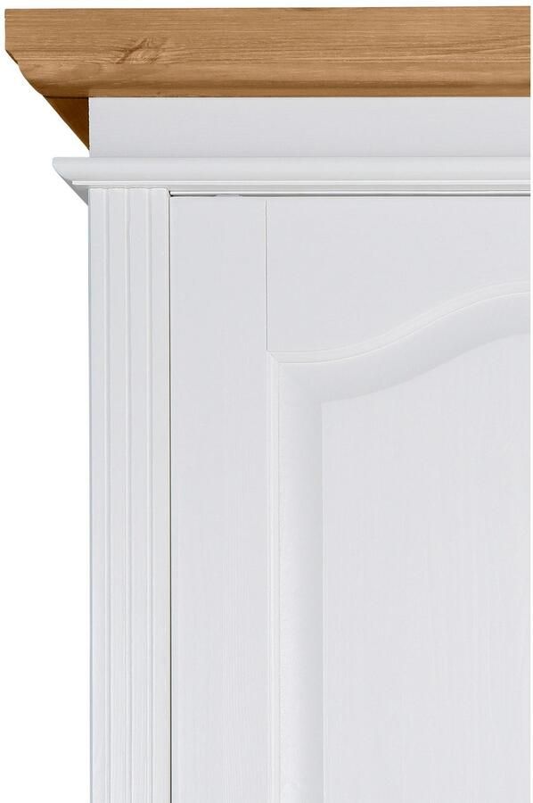 Home affaire Slaapkamerserie "Konrad" complete slaapkamerset met grote kast met 5-deurs kledingkast bed 180x200 cm en 2 nachtkastjes (set 4-delig) - Foto 4