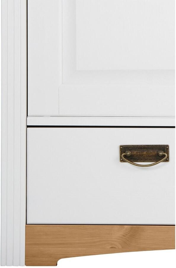 Home affaire Slaapkamerserie "Konrad" complete slaapkamerset met grote kast met 5-deurs kledingkast bed 180x200 cm en 2 nachtkastjes (set 4-delig) - Foto 5