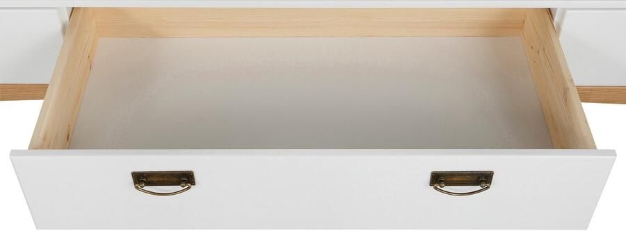 Home affaire Slaapkamerserie "Konrad" complete slaapkamerset met grote kast met 5-deurs kledingkast bed 180x200 cm en 2 nachtkastjes (set 4-delig) - Foto 10