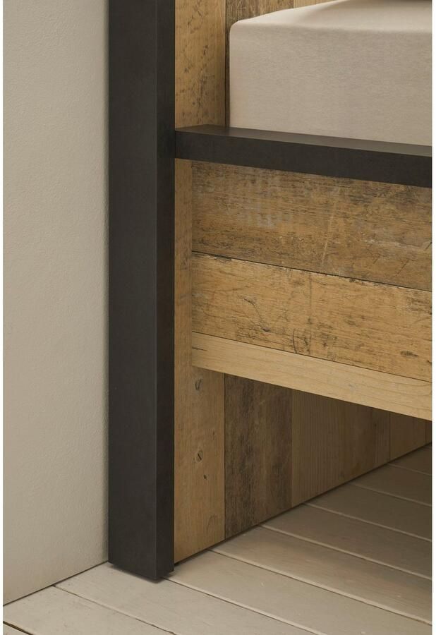 Home affaire Slaapkamerserie Sherwood Ligoppervlak 140 x 200 cm kast 3-deurs 161 cm breed (4-delig) - Foto 11