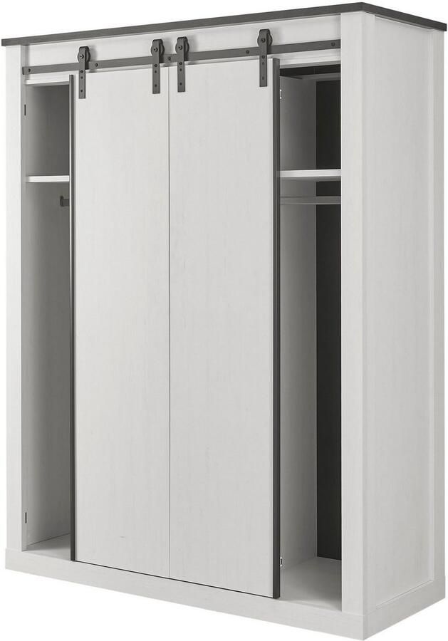 Home affaire Slaapkamerserie Sherwood Ligoppervlak 140 x 200 cm kast 3-deurs 161 cm breed (4-delig) - Foto 9