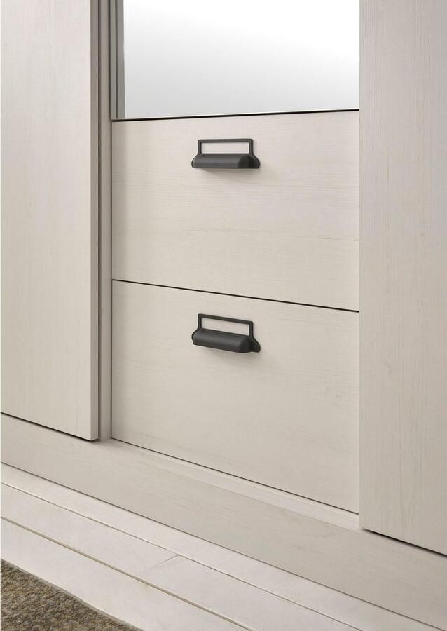 Home affaire Slaapkamerserie Sherwood Ligoppervlak 140 x 200 cm kast 3-deurs 161 cm breed (4-delig) - Foto 8