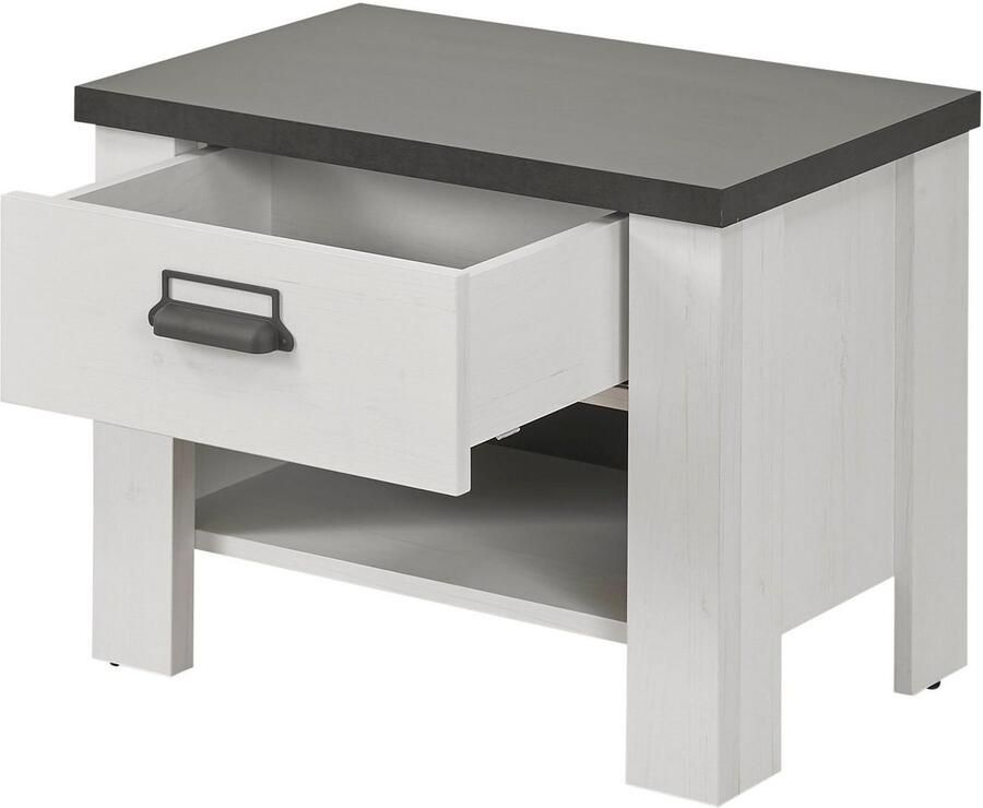 Home affaire Slaapkamerserie Sherwood Ligoppervlak 140 x 200 cm kast 3-deurs 162 cm breed (4-delig) - Foto 2