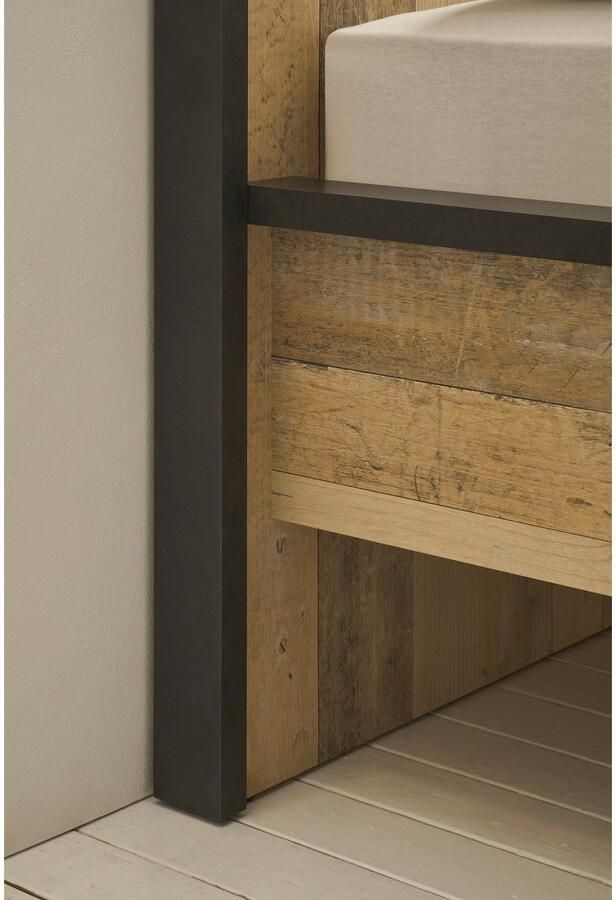 Home affaire Slaapkamerserie Sherwood Ligoppervlak 180 x 200 cm kast 3-deurs 201 cm breed (4-delig) - Foto 11