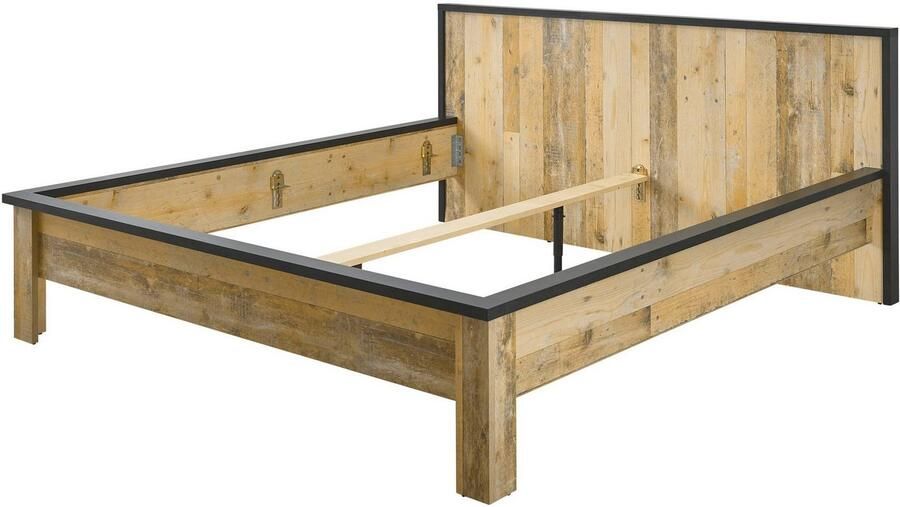 Home affaire Slaapkamerserie Sherwood Ligoppervlak 180 x 200 cm kast 3-deurs 201 cm breed (4-delig) - Foto 13