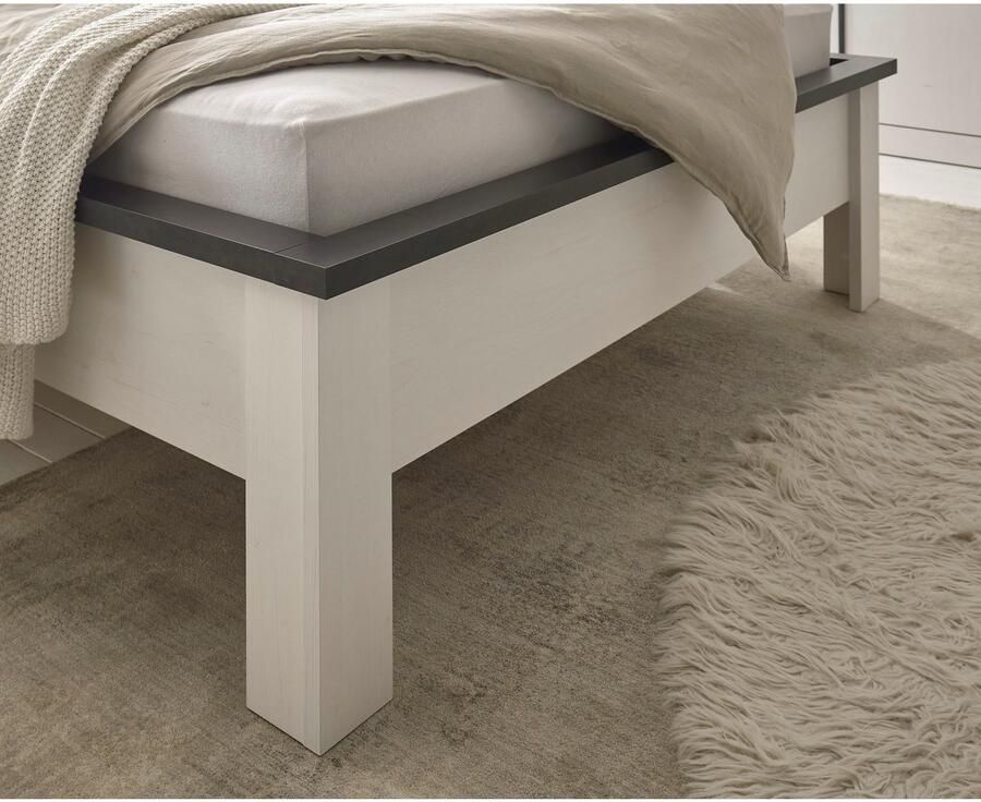 Home affaire Slaapkamerserie Sherwood Ligoppervlak 180 x 200 cm kast 3-deurs 201 cm breed (4-delig) - Foto 3
