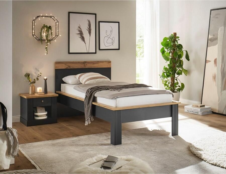 Home affaire Slaapkamerserie Westminster Bed breedte ligoppervlak 90 of 140 cm en 1 nachtkastje - Foto 4