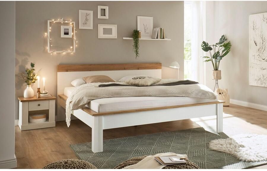 Home affaire Slaapkamerserie Westminster Bed ligoppervlak 180x200 cm en 2 nachtkastjes - Foto 7