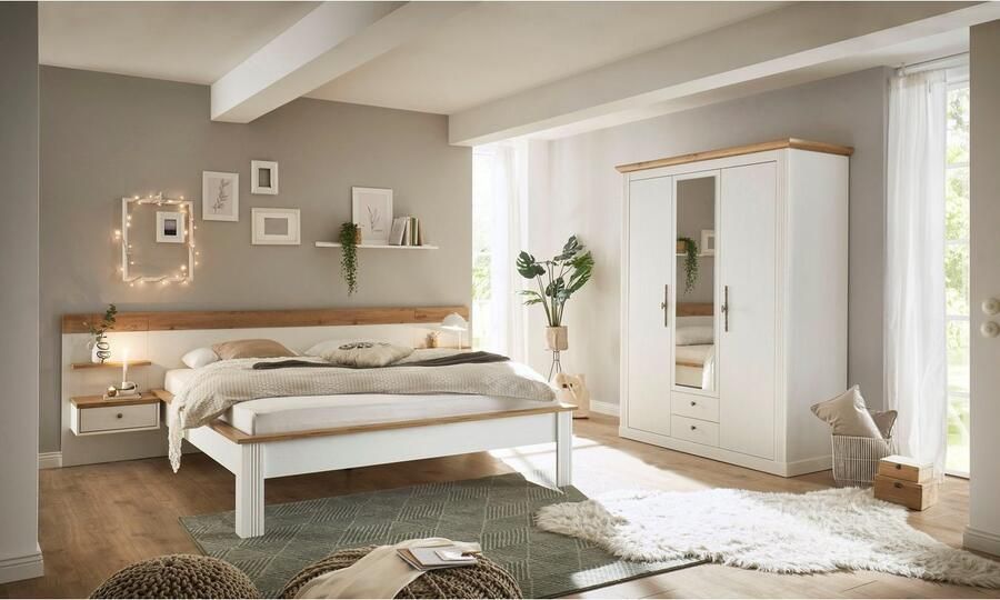 Home affaire Slaapkamerserie Westminster bevat 1 bed kledingkast 3-deurs en 2 wandpaneel - Foto 11