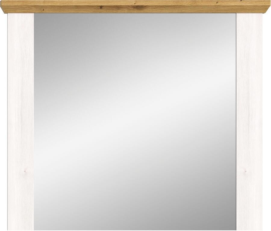 Home affaire Spiegel Cosenza Breedte 82 cm 2-kleurig in Landhuisstijl Garderobespiegel wandspiegel gangspiegel halspiegel - Foto 9