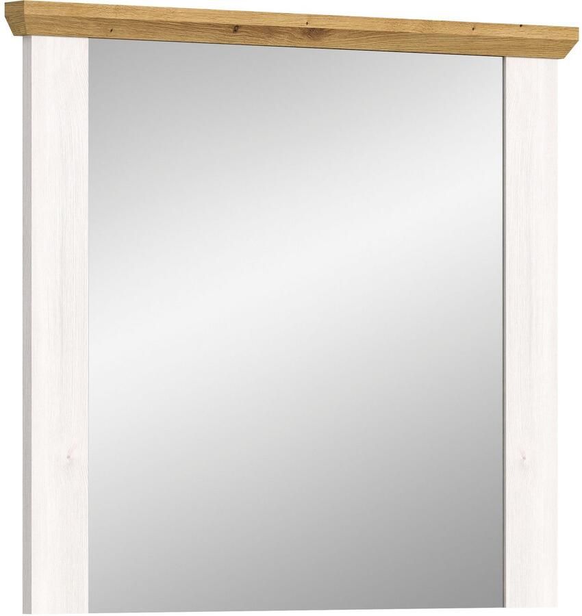 Home affaire Spiegel Cosenza Breedte 82 cm 2-kleurig in Landhuisstijl Garderobespiegel wandspiegel gangspiegel halspiegel - Foto 6