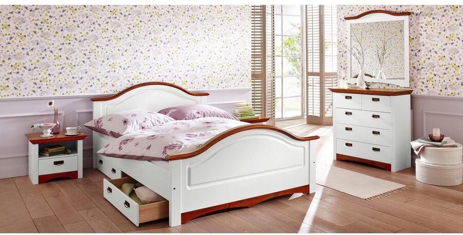 Home affaire Massief houten ledikant Konrad hoge belasting! FSC gecertificeerd massief hout van massief dennenhout fsc -gecertificeerd inclusief lattenbodem - Foto 13