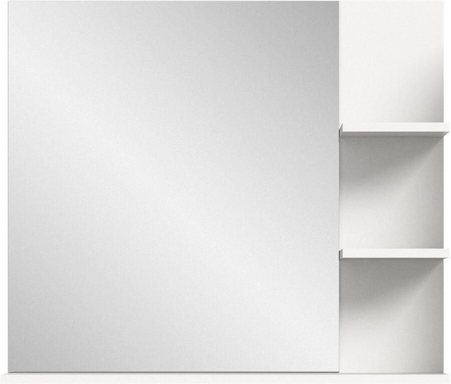 Home affaire Spiegel Landsby breedte 80 cm 3 legplanken hoogwaardig spiegelglas (1 stuk) - Foto 2