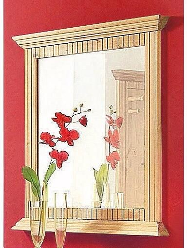 Home affaire Spiegel Rustiek Frame in grenen massief breedte 78 cm met decoratieve freesranden - Foto 4