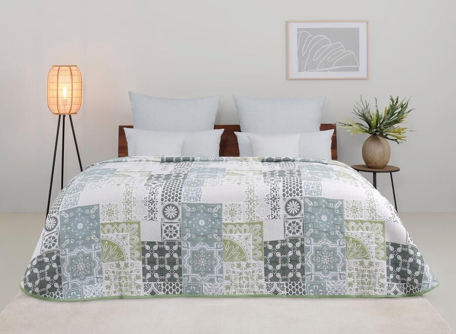 Home affaire Sprei Sofia Dekbedovertrek in Patchwork-Design voor Kinderen en Volwassenen - Foto 5