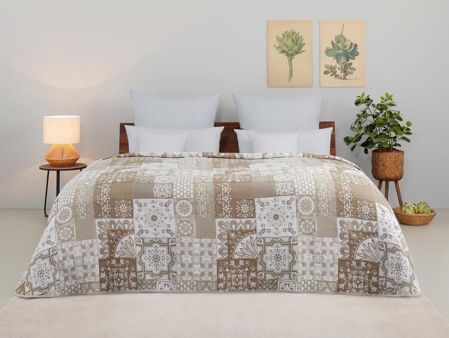 Home affaire Sprei Sofia Dekbedovertrek in Patchwork-Design voor Kinderen en Volwassenen - Foto 5