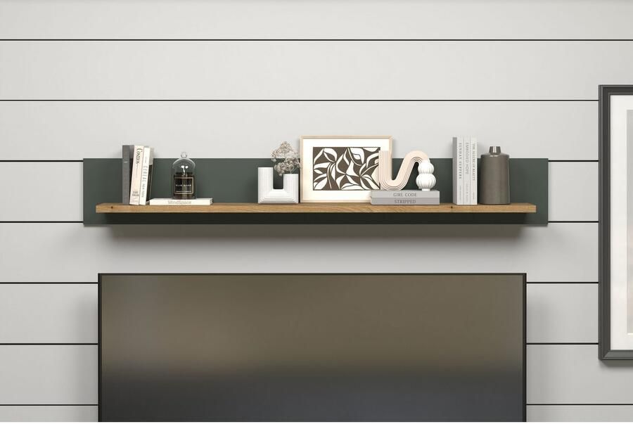 Home affaire Stellingkast Vienna Wandplank met royale opbergruimte (B D H) 156 22 22 cm (1 stuk) - Foto 3