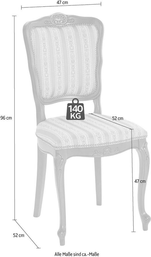 Home affaire Stoel 135 set van 2 - Foto 4