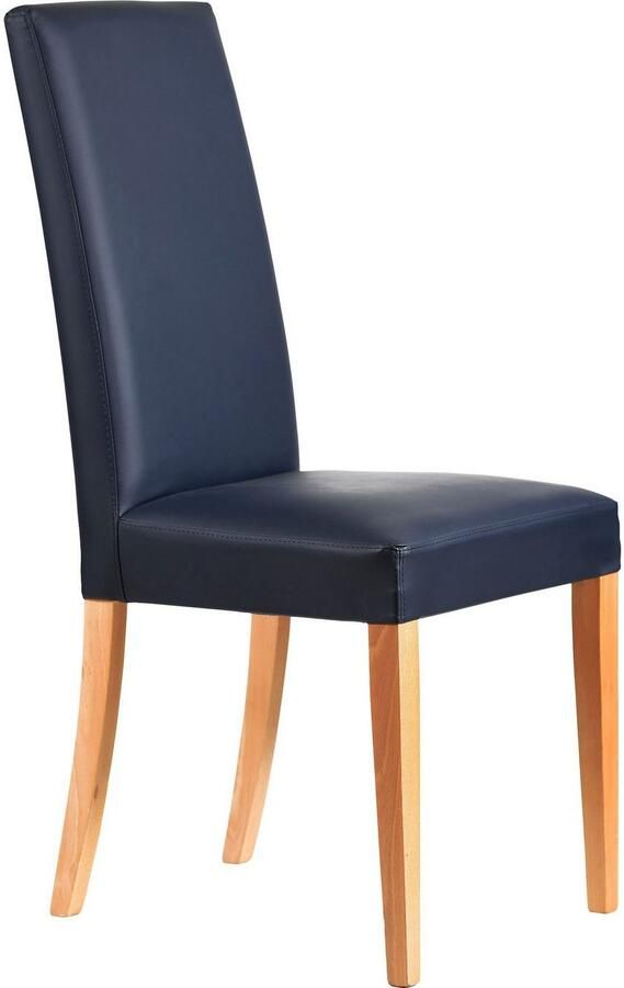 Home affaire Stoel Java Frame van massief hout in een set van 2 ecru of donker (set 2 stuks)