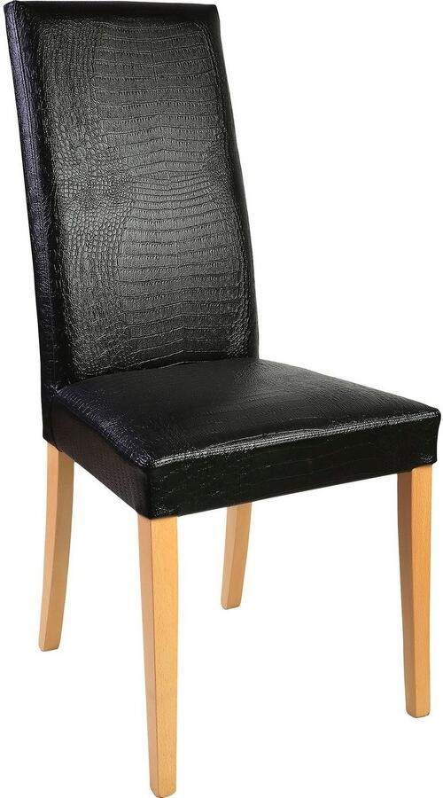 Home affaire Stoel Java Overtrokken met kunstleer met animal-stempeldruk (set 2 stuks) - Foto 2