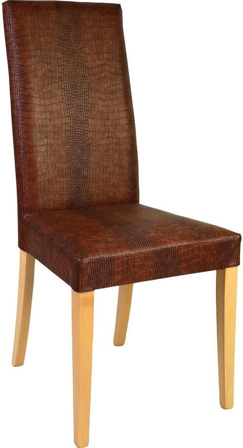 Home affaire Stoel Java Overtrokken met kunstleer met animal-stempeldruk (set 2 stuks) - Foto 3