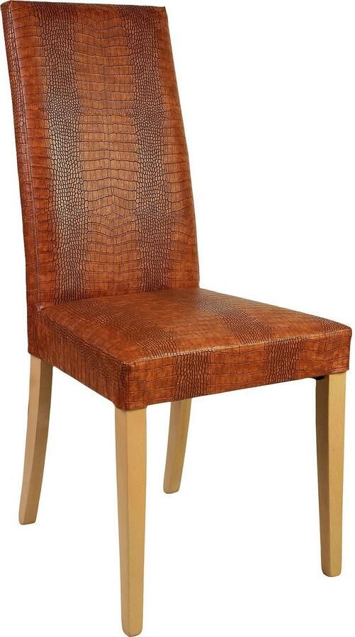 Home affaire Stoel Java Overtrokken met kunstleer met animal-stempeldruk (set 2 stuks) - Foto 3