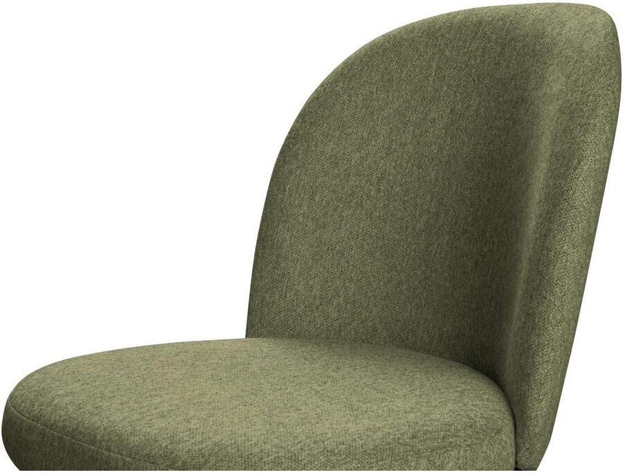 Home affaire Stoel met 4 poten Aretha eettafelstoel woonstoel gestoffeerde stoel eetstoel (set 2 stuks) - Foto 2