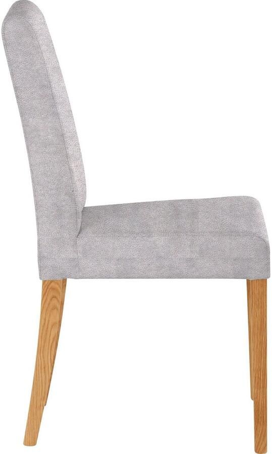 Home affaire Stoel met 4 poten Bologna Frame van massief hout (set) - Foto 2