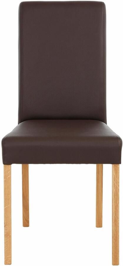 Home affaire Stoel met 4 poten Bologna Frame van massief hout (set) - Foto 6