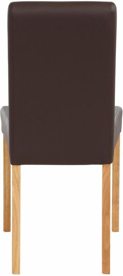 Home affaire Stoel met 4 poten Bologna Frame van massief hout (set) - Foto 7