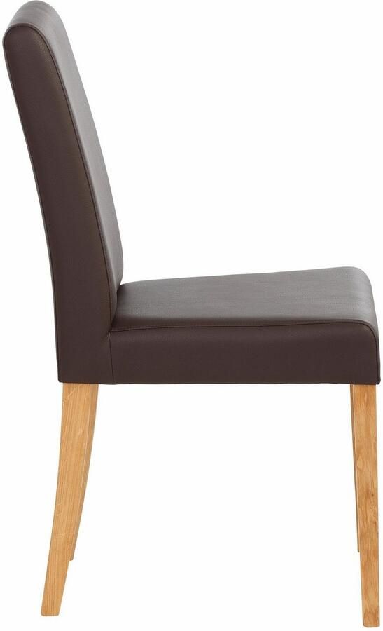 Home affaire Stoel met 4 poten Bologna Frame van massief hout (set) - Foto 5