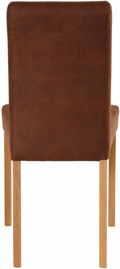 Home affaire Stoel met 4 poten Bologna Frame van massief hout (set) - Foto 6