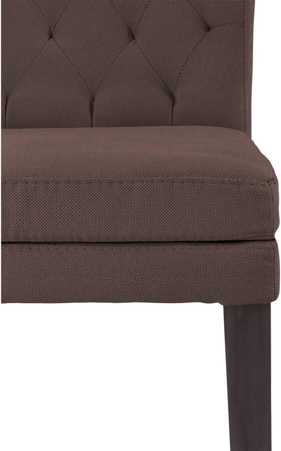 Home affaire Stoel met 4 poten Colorado Poten van beuken wengékleurig gelakt in set van 2 4 of 6 - Foto 4