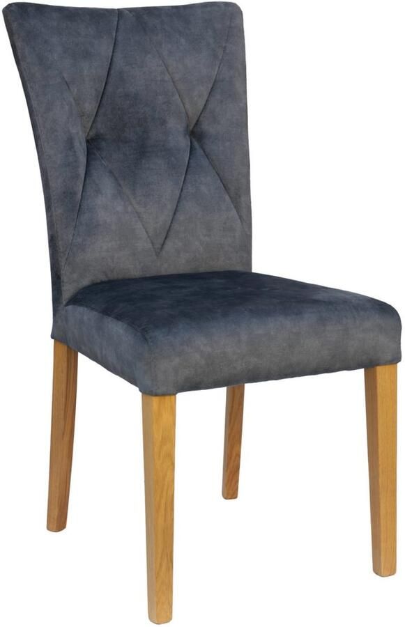 Home affaire Stoel met 4 poten Diamond Zitting en rugleuning zacht verdikt (set 2 stuks) - Foto 2