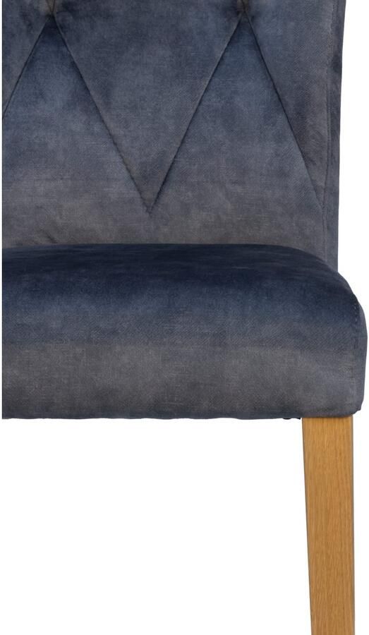 Home affaire Stoel met 4 poten Diamond Zitting en rugleuning zacht verdikt (set 2 stuks) - Foto 4