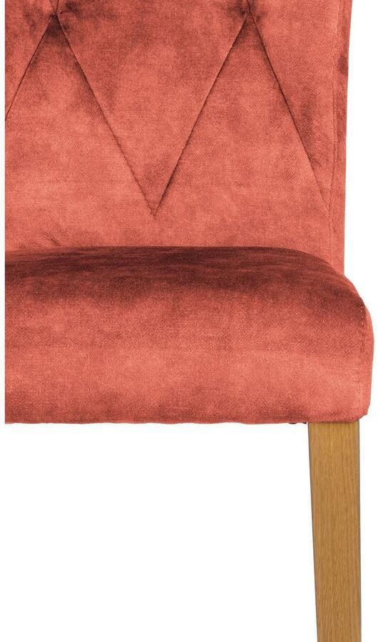 Home affaire Stoel met 4 poten Diamond Zitting en rugleuning zacht verdikt (set 2 stuks) - Foto 4