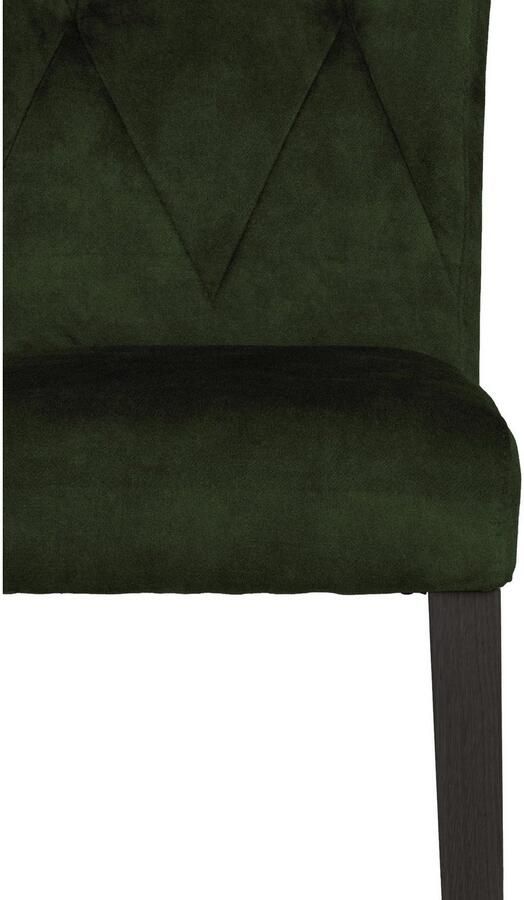 Home affaire Stoel met 4 poten Diamond Zitting en rugleuning zacht verdikt (set 2 stuks) - Foto 4