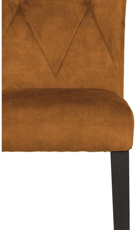 Home affaire Stoel met 4 poten Diamond Zitting en rugleuning zacht verdikt (set 2 stuks) - Foto 4