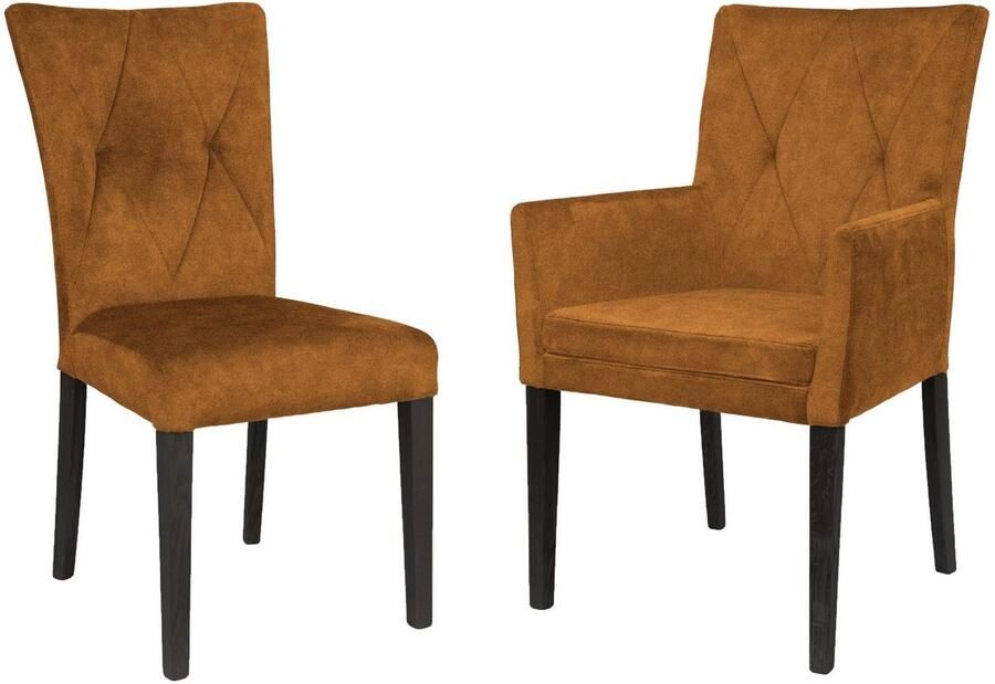 Home affaire Stoel met armleuningen Diamond (1 stuk)