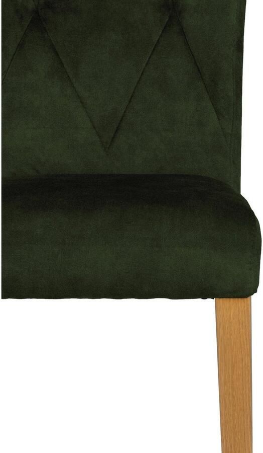 Home affaire Stoel met 4 poten Diamond Zitting en rugleuning zacht verdikt (set 2 stuks) - Foto 4