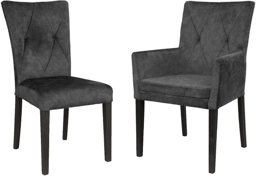 Home affaire Stoel met armleuningen Diamond (1 stuk)