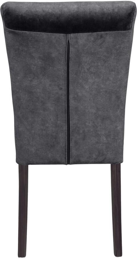 Home affaire Stoel met 4 poten Henry Zacht verdikte zitting en rugleuning (set 2 stuks) - Foto 4