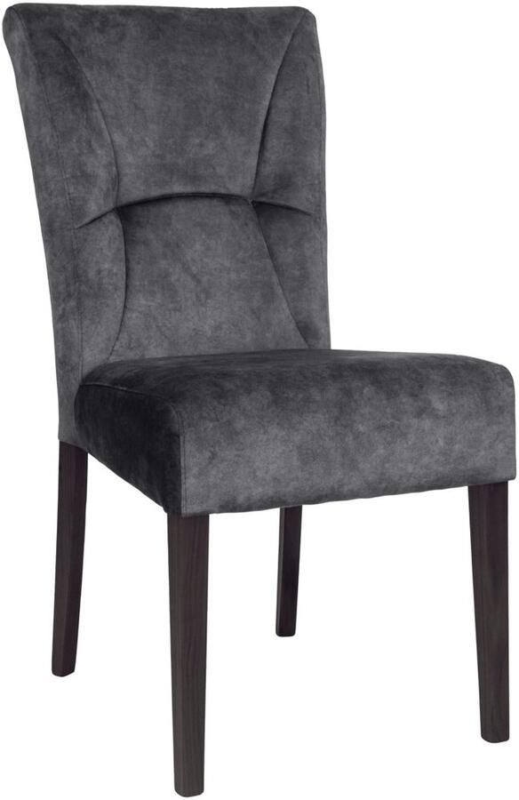 Home affaire Stoel met 4 poten Henry Zacht verdikte zitting en rugleuning (set 2 stuks) - Foto 2