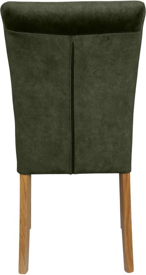 Home affaire Stoel met 4 poten Henry Zacht verdikte zitting en rugleuning (set 2 stuks) - Foto 4