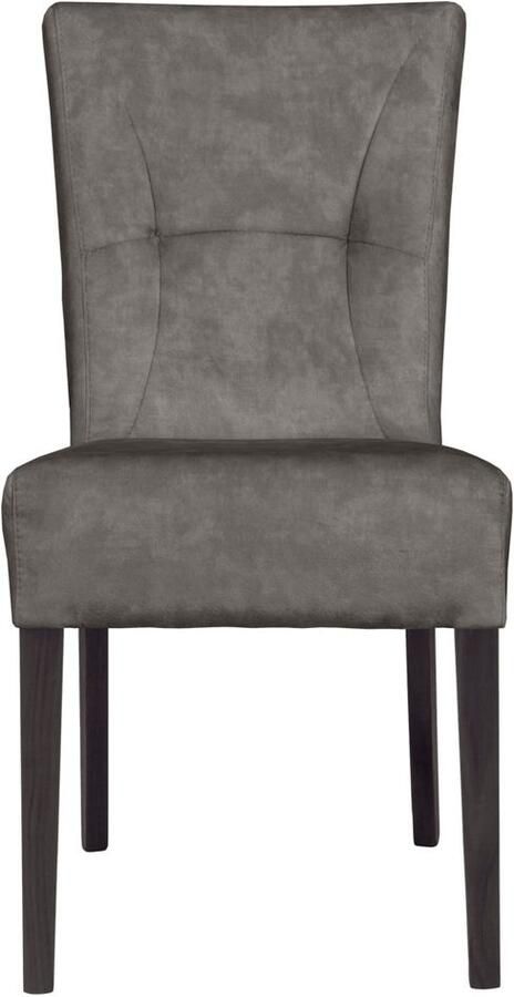 Home affaire Stoel met 4 poten Henry Zacht verdikte zitting en rugleuning (set 2 stuks) - Foto 5