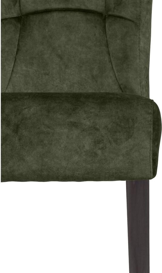 Home affaire Stoel met 4 poten Henry Zacht verdikte zitting en rugleuning (set 2 stuks) - Foto 3