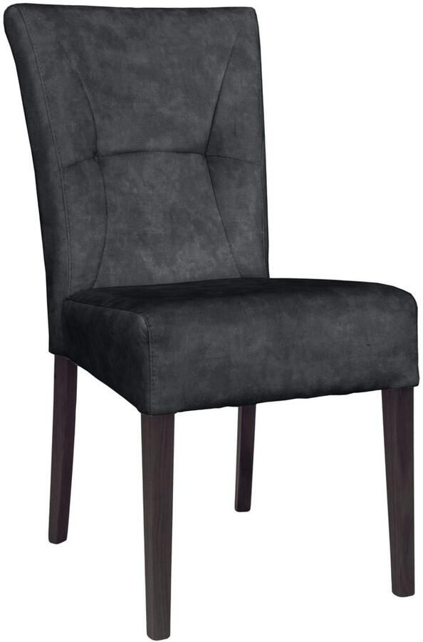 Home affaire Stoel met 4 poten Henry Zacht verdikte zitting en rugleuning (set 2 stuks) - Foto 2