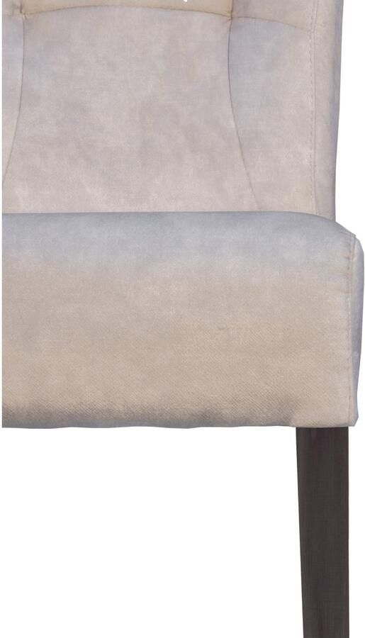 Home affaire Stoel met 4 poten Henry Zacht verdikte zitting en rugleuning (set 2 stuks) - Foto 3